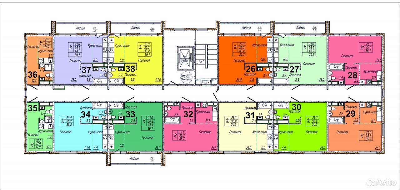 1-к. квартира, 17 м², 3/6 эт.