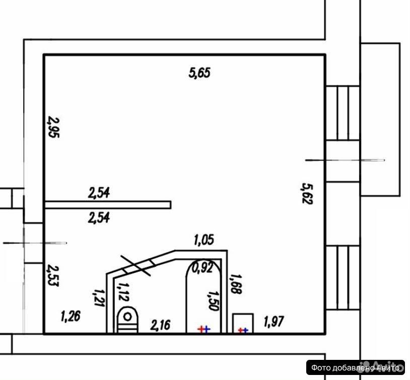 1-к. квартира, 31 м², 2/5 эт.