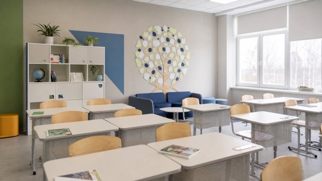В Заринской школе после ремонта открыли кабинеты логопеда и психолога