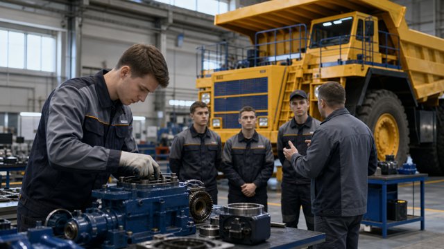 БЕЛАЗ открыл в Кузбассе первый в России учебный центр