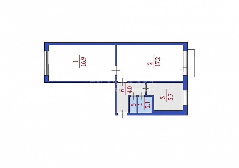 Продажа 2-комнатная квартира, 44 м2, Кемерово, Стахановская улица