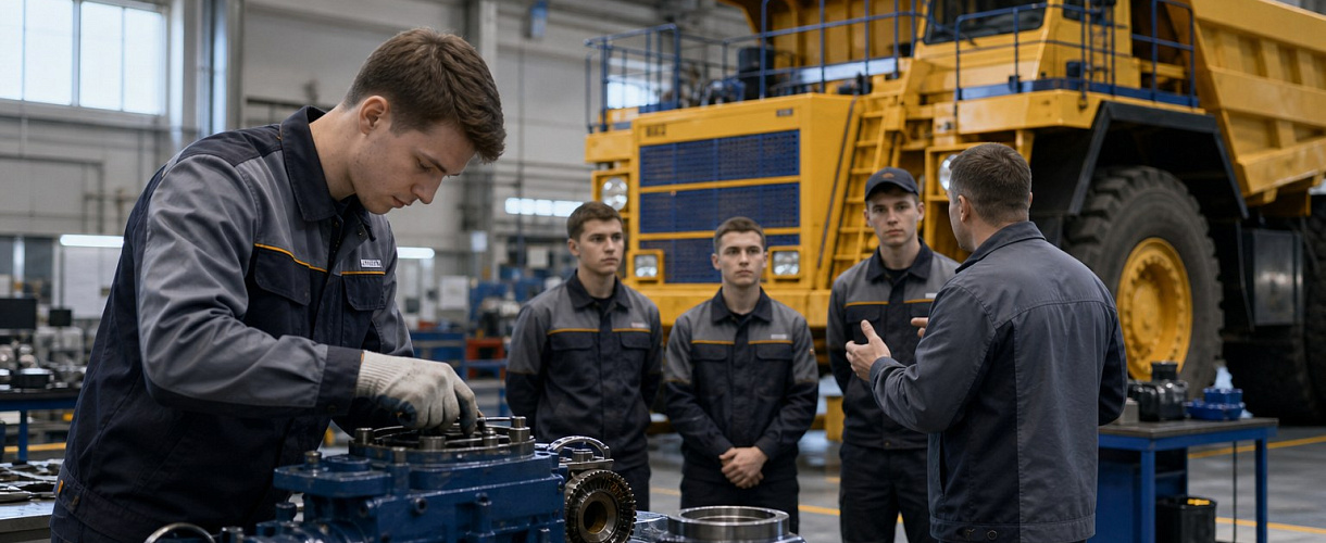 БЕЛАЗ открыл в Кузбассе первый в России учебный центр