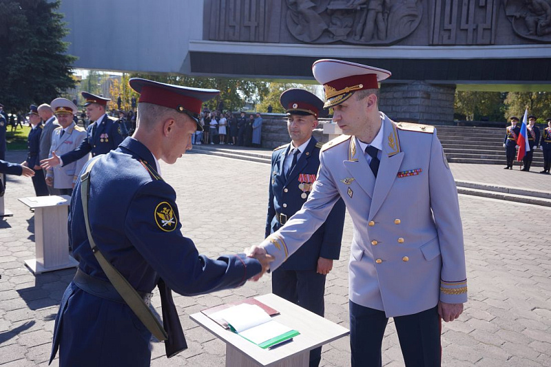 В Новокузнецке курсанты Кузбасского института ФСИН приняли присягу