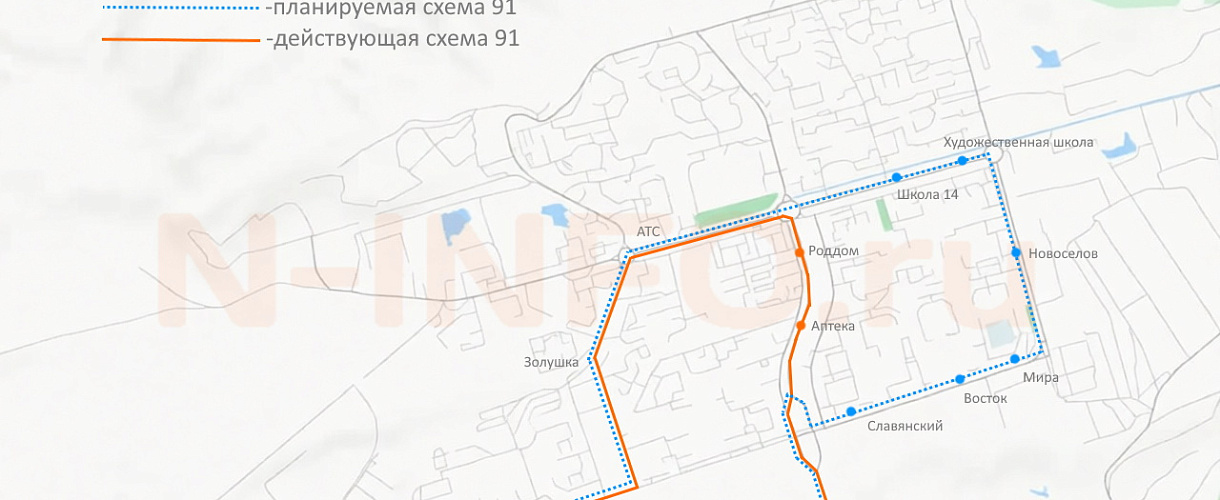 В Новокузнецке меняют маршрут автобуса №91: голосуйте до 3 апреля! (СХЕМА)