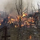 В Прокопьевске при пожаре в СНТ сгорели два садовых дома и баня