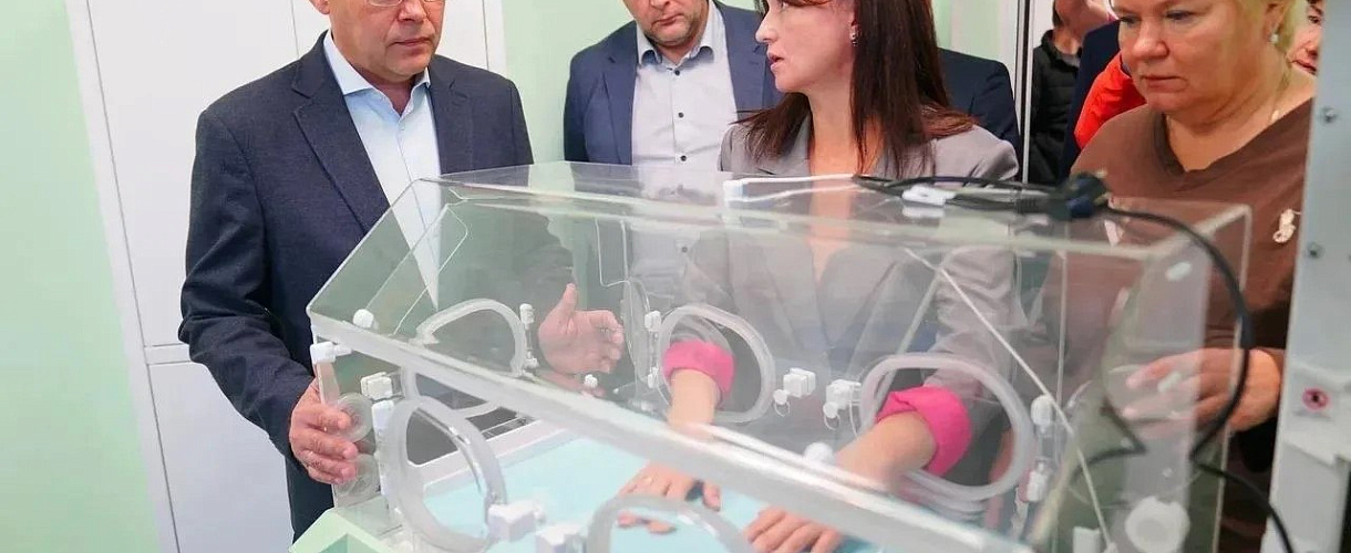 В Новокузнецке завершили ремонт акушерского стационара №3