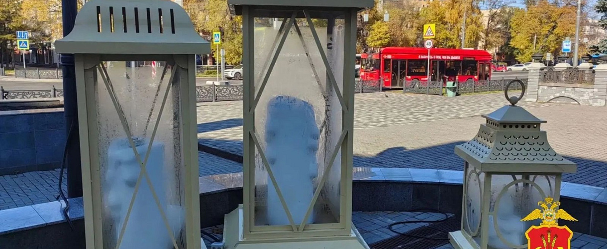 В Новокузнецке задержали мужчину после повреждения фонарей у театра кукол
