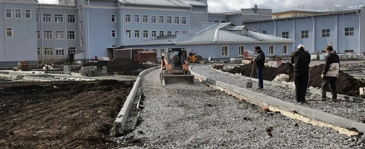 Капремонт школы №19 в Кировском районе Кемерова выполнили на 65%