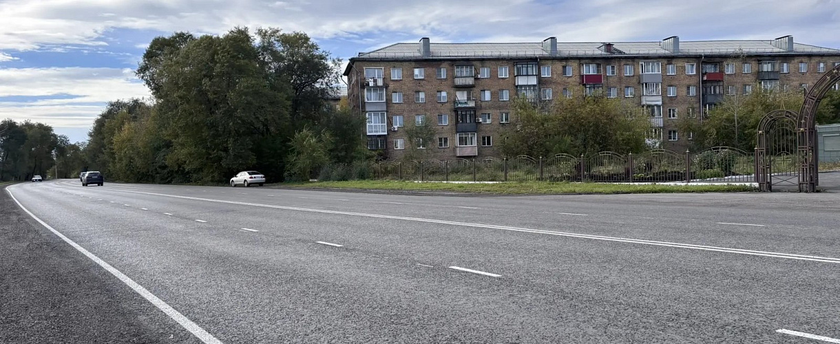 В Новокузнецке закончили основные дорожные работы на улице Народной