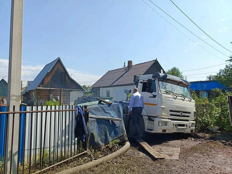 Власти Новокузнецка устраняют последствия паводка в Орджоникидзевском районе