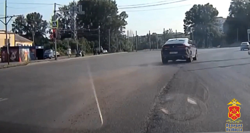 В Прокопьевске водителя БМВ оштрафовали на 3 тысячи по видео «Мобильного патруля»