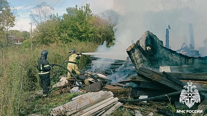 В Юргинском округе при пожаре в жилом доме погибли два человека